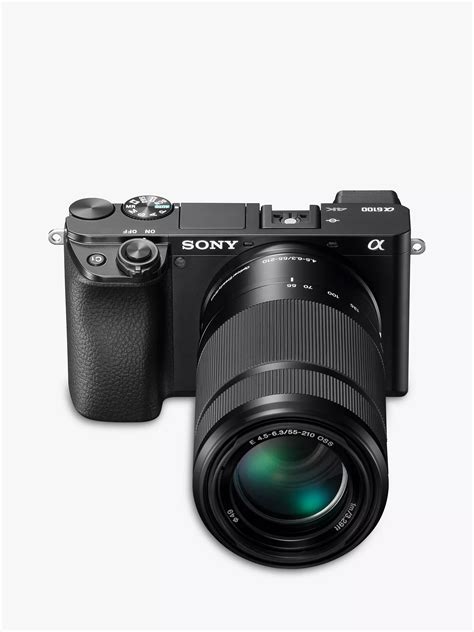 Sony A6100 Compact System Camera With 16 50mm Oss Lens And 55 210mm Oss