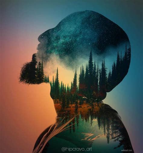 20 Stunning Double Exposure Effect Photos From Top Designers Double