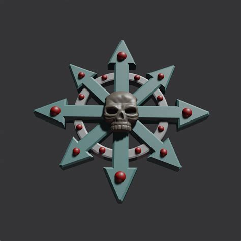Stl File Chaos Logo Warhammer 40k・model To Download And 3d Print・cults