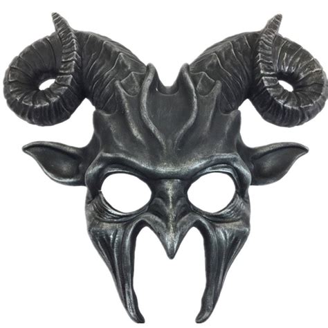 Ram Goat Face Masquerade Animal Devil Mask Costume Halloween Horror