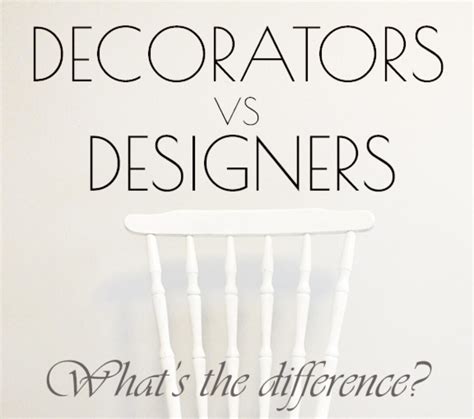 Interior Designer Vs Decorator