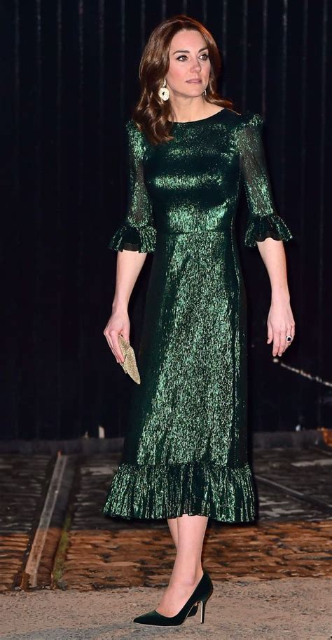 Kate Middleton Dazzles In Stunning Emerald Gown During Evening