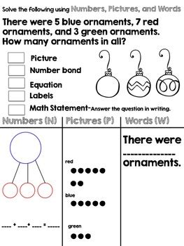 Primary mathematics common core edition, challenging word problems tag: Holiday Common Core Word Problems -First Grade by Valerie ...