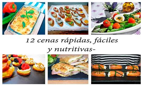 Cenas Nutritivas Receta Fácil Y Rápida De Preparar Cocina