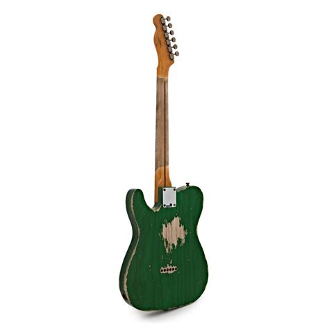 fender custom shop heavy relic 57 telecaster emerald green at gear4music