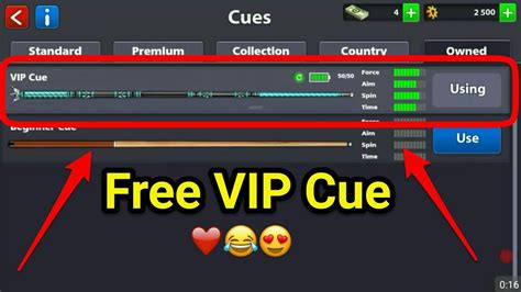 It consists a set of 16 balls comprising of 1 cue ball as well as 15 object balls. 8 Ball Pool - Get A VIP Cue Account For Free! Vip Cue ...