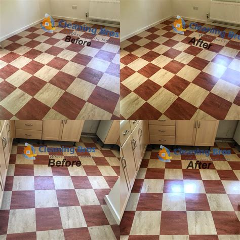 It simply clicks together without nails or glue! Marmoleum floor restored back to its original beauty by ...