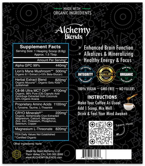 Alchemy Blends Bag 20 Servings Alchemy Blends