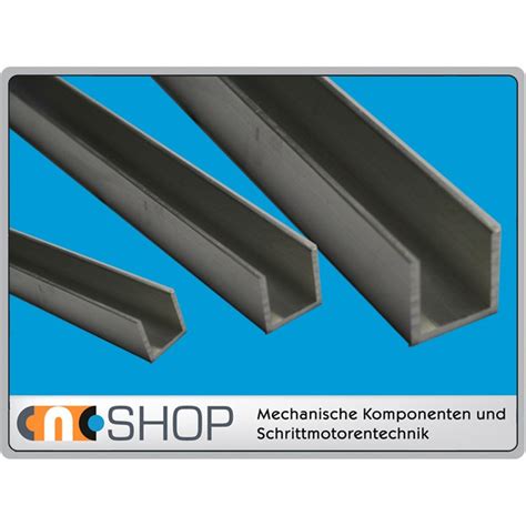 Wie kann ich ihnen helfen? Aluminium U-Profil 35 x 35 x 35 x 3,0 mm, Alu, je m, 8,65