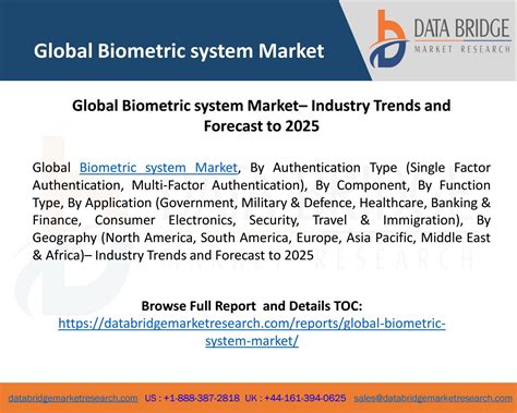Global Biometric System Market Industry Trends And Forecast To 2025 By