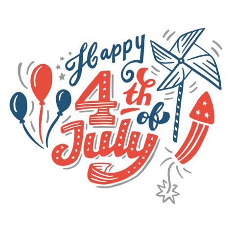 4 Of July Png And Svg Transparent Background To Download