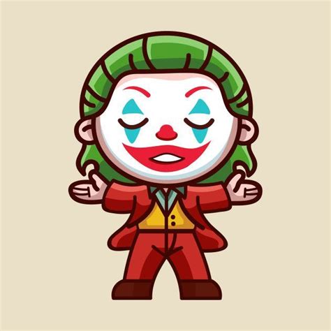 Check Out This Awesome Chibi Joker Design On Teepublic In 2020