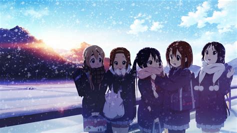 Anime Winter Girls Wallpapers Wallpaper Cave