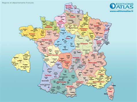 La Carte De France Avec Ses Villes Altoservices
