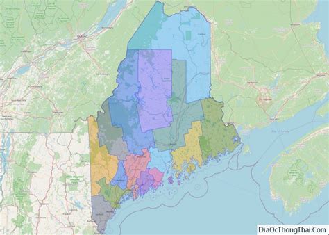 Bản đồ Tiểu Bang Maine Thông Tin Sơ Lược Và đặc Thù Nổi Bật Địa Ốc