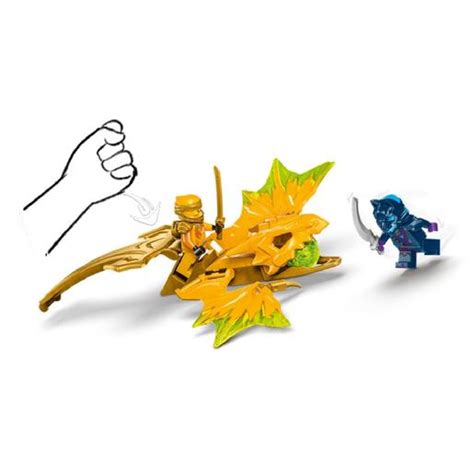 Lego Ninjago Ataque Rising Dragon De Arin 71803 Novedades 2024