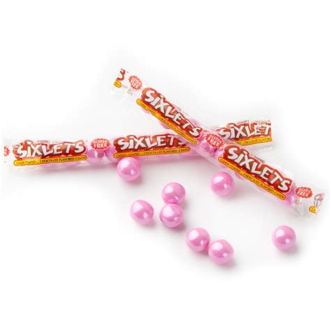 Wrapped Shimmer Pink Sixlets • Wrapped Candy • Bulk Candy • Oh Nuts®