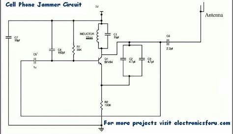 mobile jammer circuit diagram pdf
