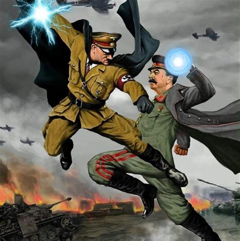 Hitler and Stalin decide to settle things the anime way [ 1940