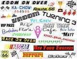 Images of Racing Car Font