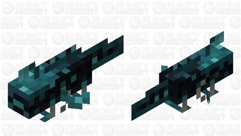 Axolotl Warden Remade Minecraft Mob Skin