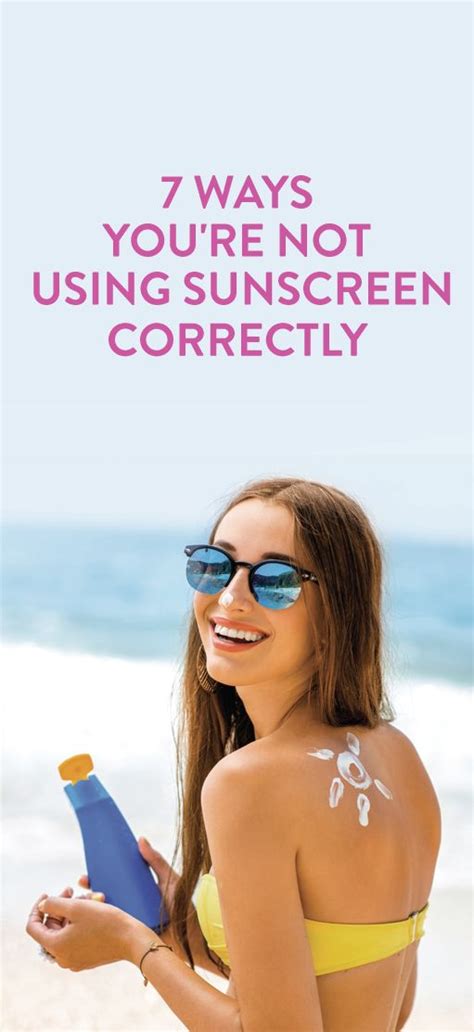 fitness 4 ever 7 ways you re not using sunscreen correctly — yes reapplying after swimming is