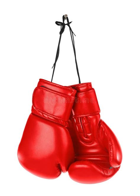 Hanging Boxing Gloves Stock Image Image Of Hand Hang 52435079