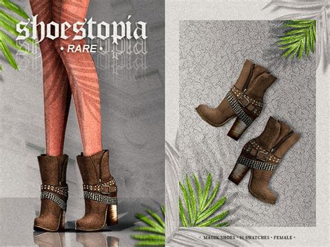 Shoestopia — Magik Boots Download Patreon Female Boots Sims