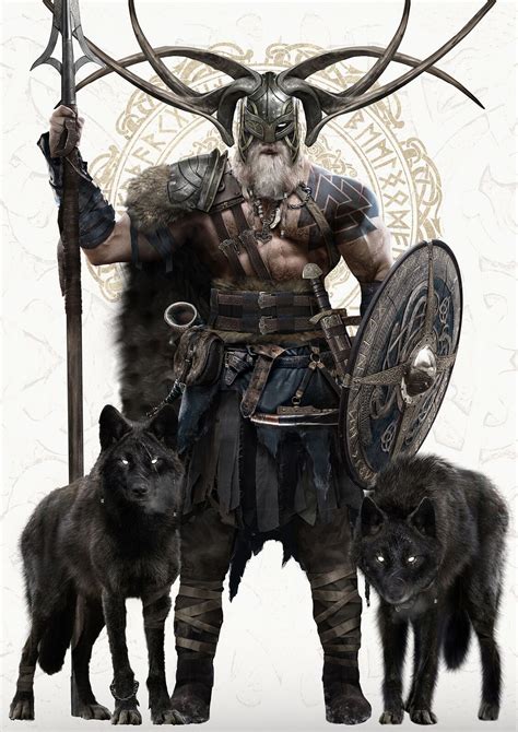 Odin By Johnson Ting Viking Art Viking Character Fantasy