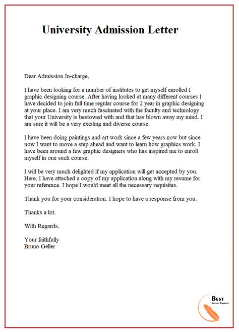 College Acceptance Letter Template Database Letter