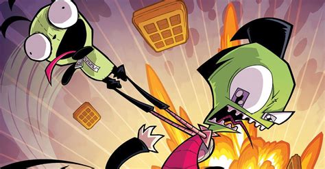 Exclusive Invader Zim Sdcc Variant Cover By Korra Avatar Co Creator