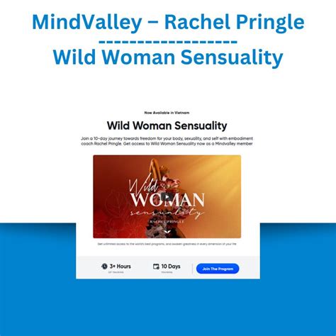 MindValley Rachel Pringle Wild Woman Sensuality