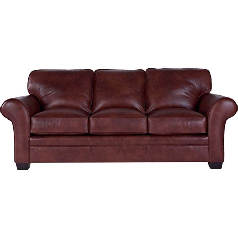 Broyhill Zachary Leather Queen Sofa Sleeper Sofas And Couches