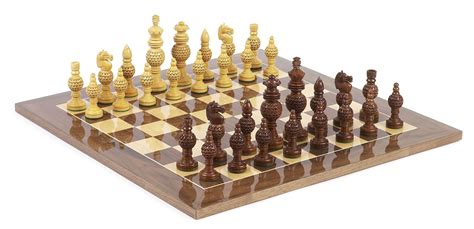 Champion Tournament Chessmen And Master Board Staunton Chess Wooden