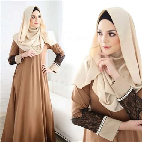 Women Fashion Abaya Jilbab Islamic Clothes Muslim Cocktail Maxi Lace Dress Robe Femme Musulman