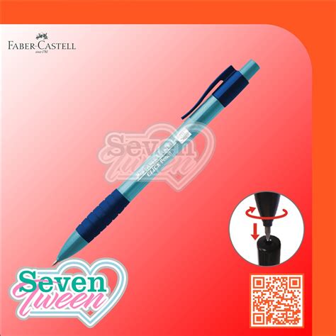 Jual Pensil Mekanik Mechanical Pencil Faber Castell Click 20 2b Biru