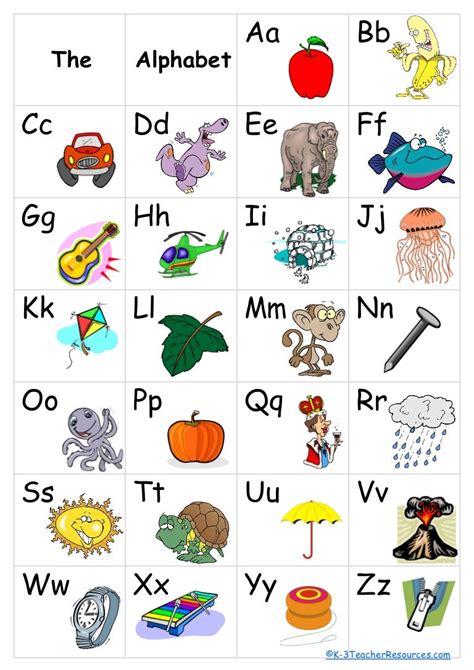 Free Printable Alphabet Charts 7 Best Images Of Printable Letter
