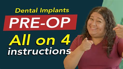 How To Prepare For All On 4 Dental Implants Preoperative Instructions