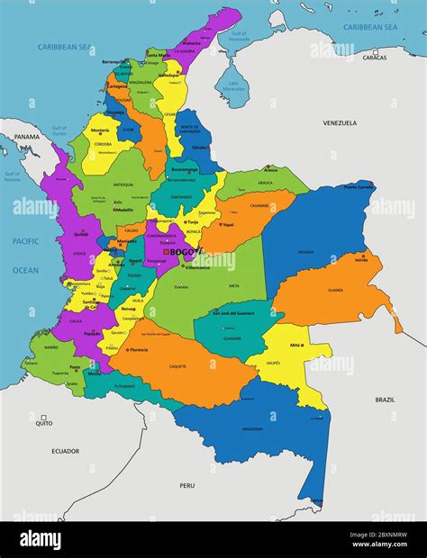Mapa Politico De Colombia Images And Photos Finder