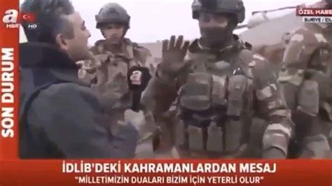 Maybe you would like to learn more about one of these? A Haber muhabiri İdlib'deki Türk komutanı taciz etti