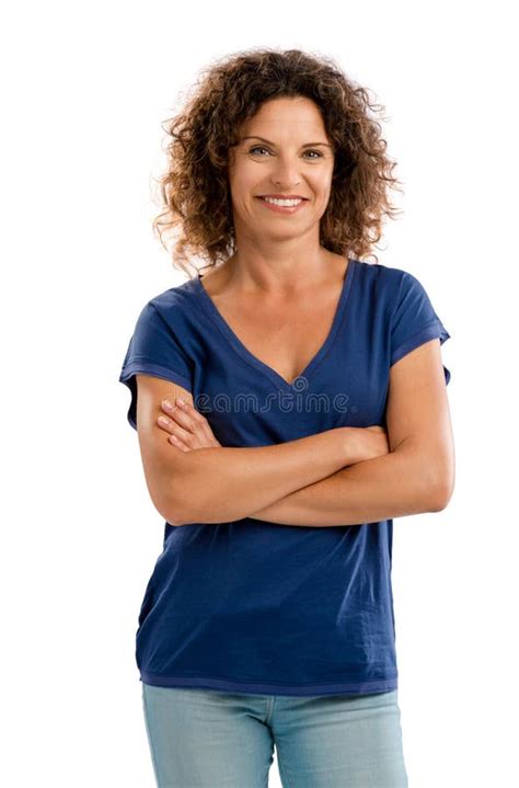 Mature Woman Folded Arms Stock Photos Free Royalty Free Stock Photos From Dreamstime