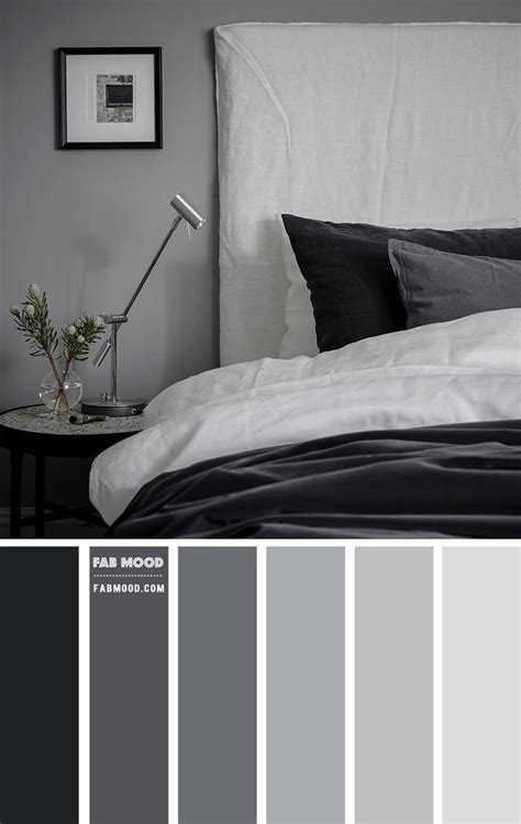 Black And Grey Bedroom Color Scheme Grey Bedroom Colors Grey Colour