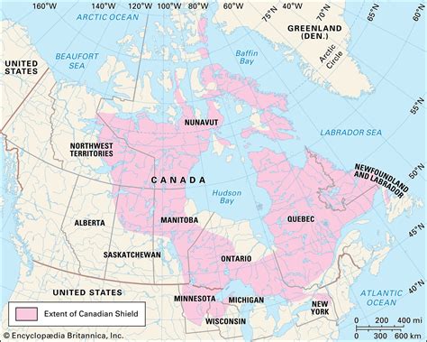 North America Geology Forests Lakes Britannica