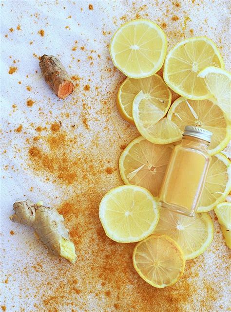 Lemon Ginger Turmeric Shots In 2020 Turmeric Shots Ginger Turmeric