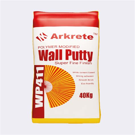 40kg Arkrete Wp411 Wall Putty At Rs 790bag Powder Putty In