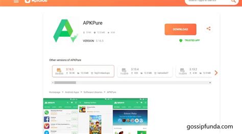 Apkpure Applications And Personal Reviews Gossipfunda