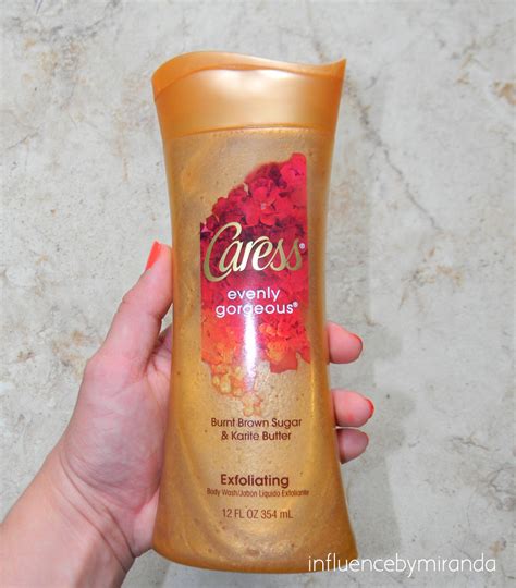 Influence By Miranda Review Caress Evenly Gorgeous Exfoliating Body Wash