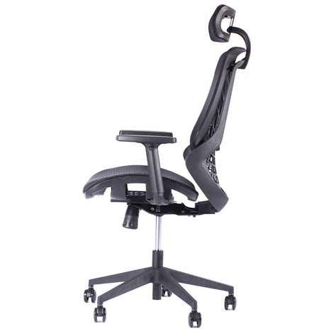 Il offre un dossier inclinable, la hauteur réglable, un pied pivotant à 360° monté sur roulettes. Chaise de bureau ergonomique ERGO-2 - Noir | Deals2Day
