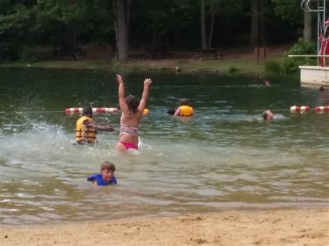 Excellent camping and day use area. kids swimming in lake - Picture of Table Rock State Park ...