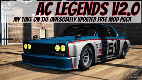 Assetto Corsa Legends Free Mod Pack Review Gameplay Replay YouTube